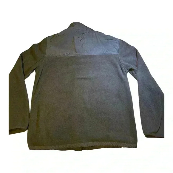 Aeropostale Jacket Adult Medium Black Full Zip Fleece Logo Casual Mens - Picture 8 of 8